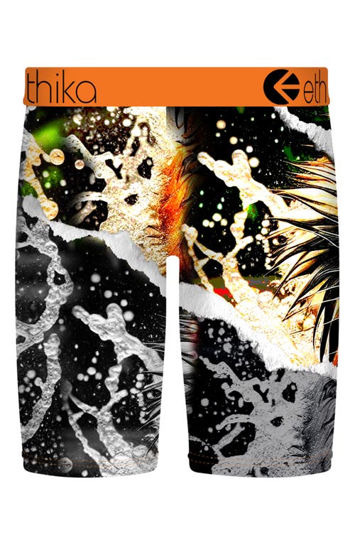 Ethika Kids' Tiger Temper Boxer Briefs In Multi