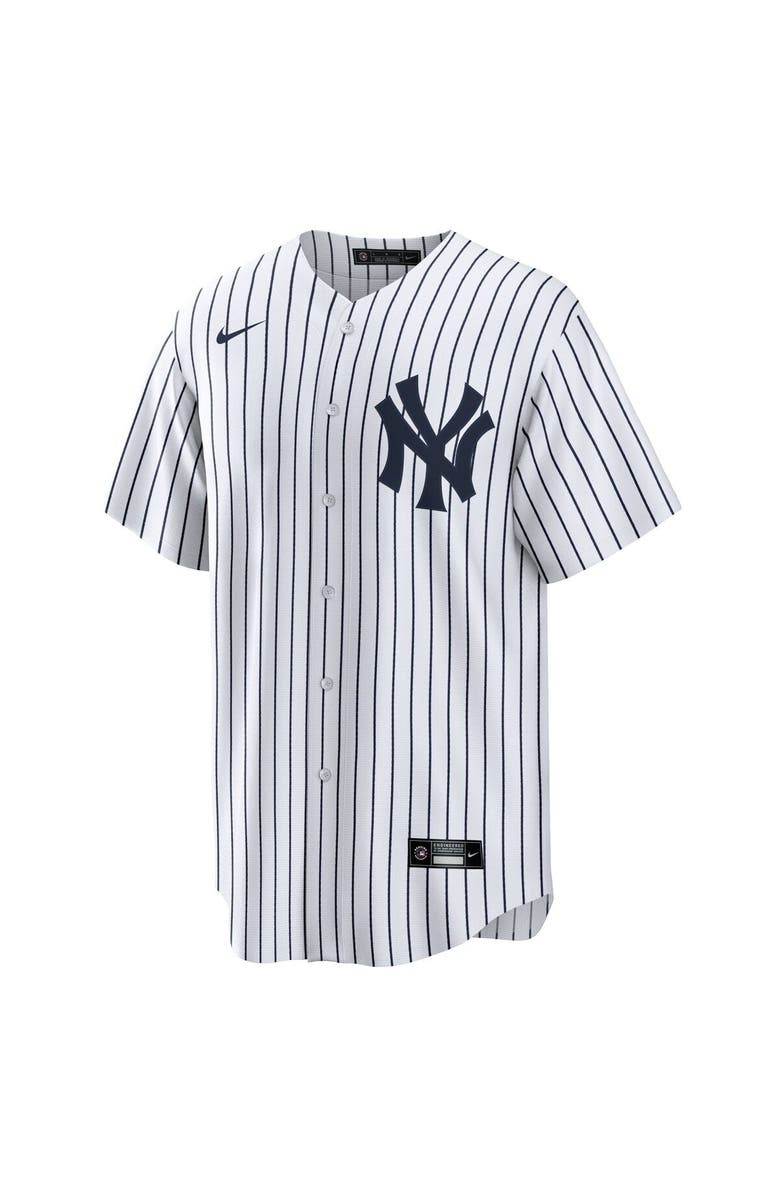 Nike Men's Nike White New York Yankees Home Blank Replica Jersey, Alternate, color, 