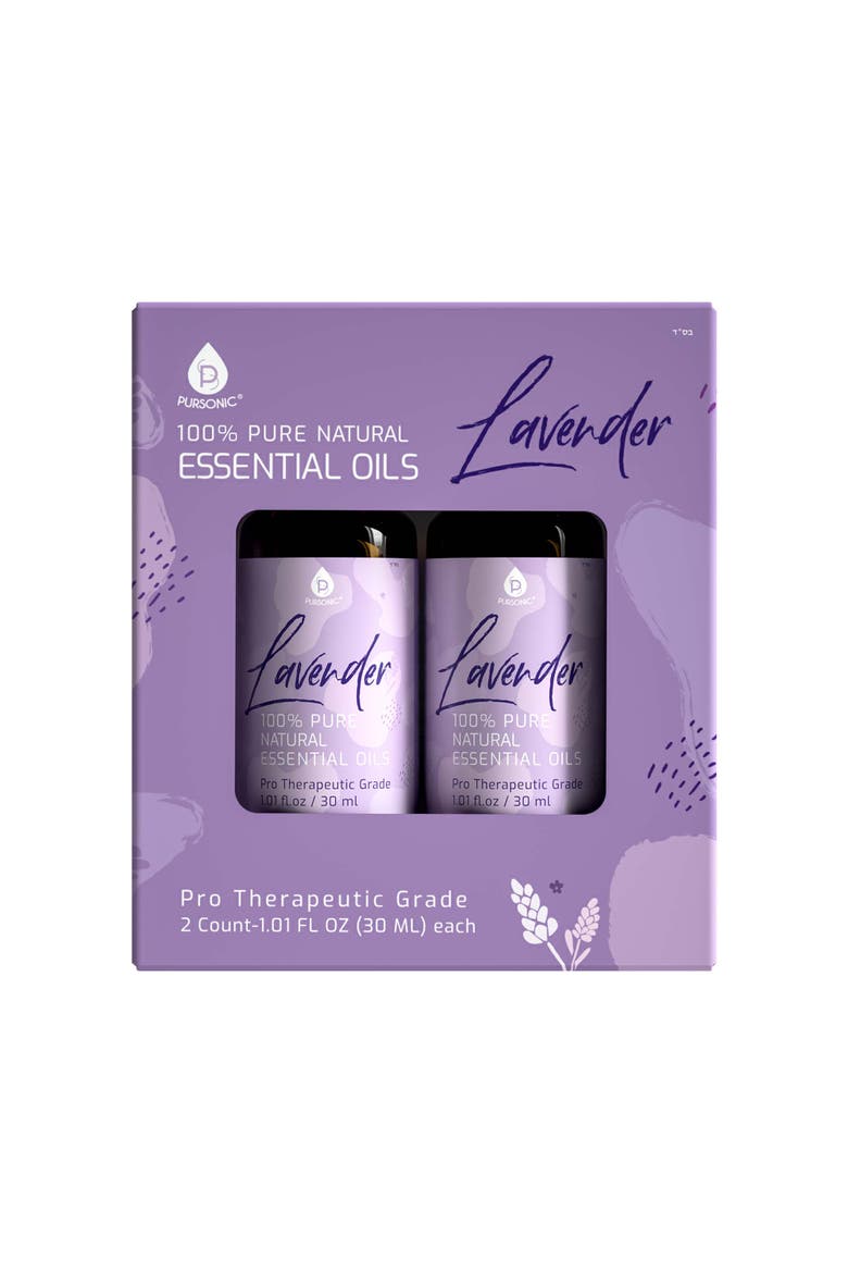 100% Natural Lavender Essential Oils, Pro Therapeutic Grade - 2 Count 30ML Each, Alternate, color, Purple