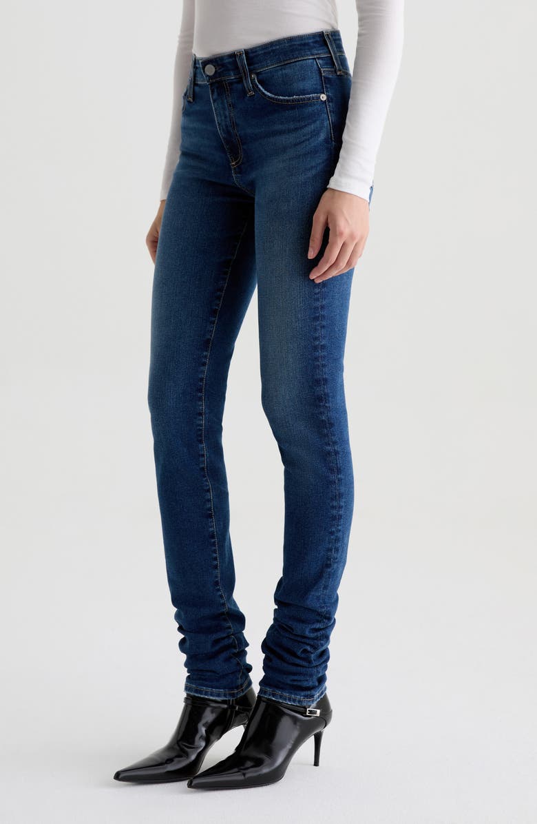 AG Viola Mid Rise Stacked Skinny Jeans, Alternate, color, Forgotten