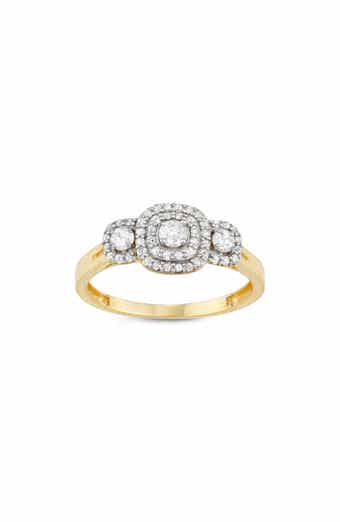 FUZION CREATIONS Two-Tone Diamond Ring