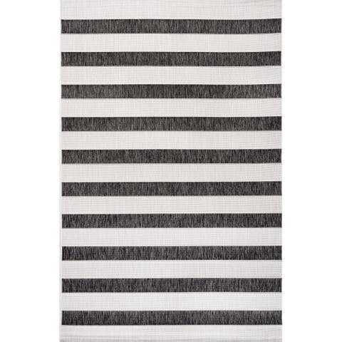 Aveiro Wide Stripe Indoor/Outdoor Area Rug
