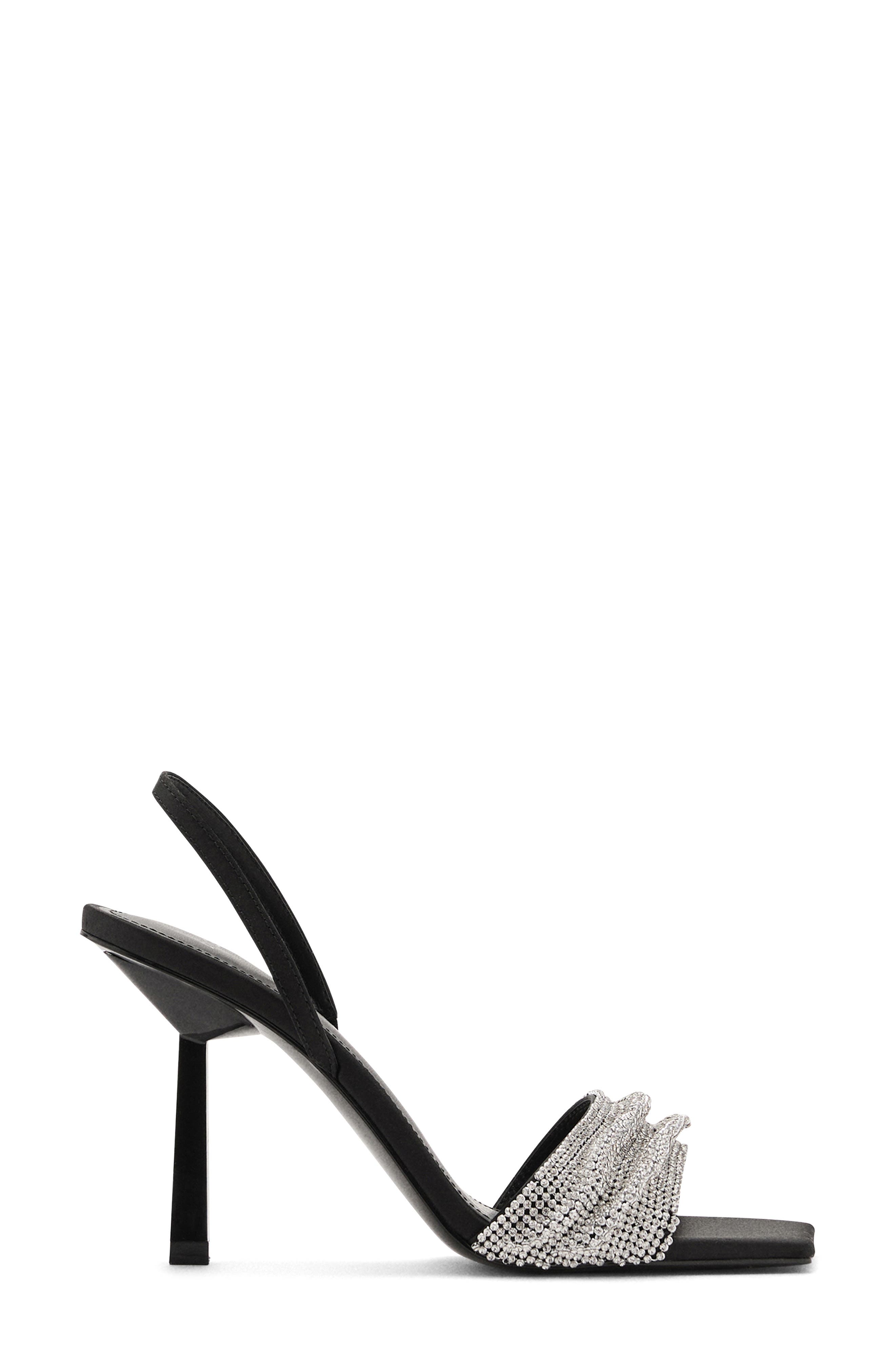 MANGO Slingback Sandal, Alternate, color, Black