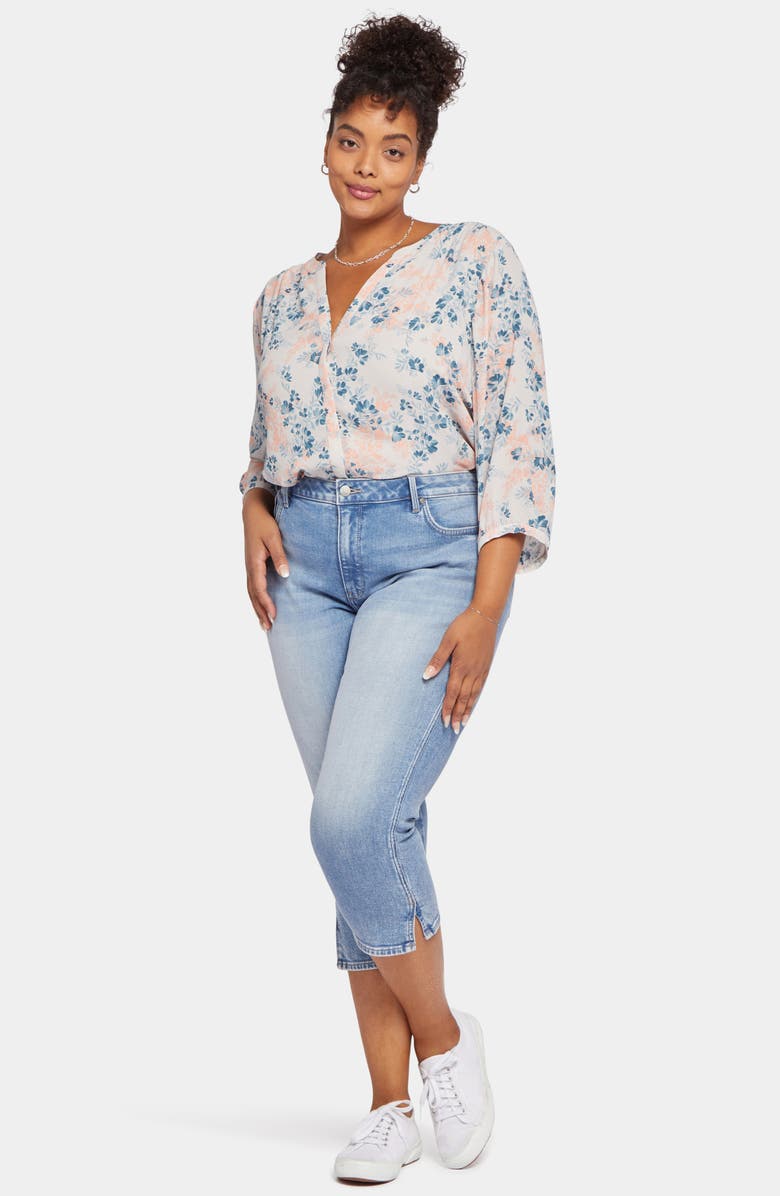 NYDJ Chloe High Waist Capri Jeans, Alternate, color, Quinta