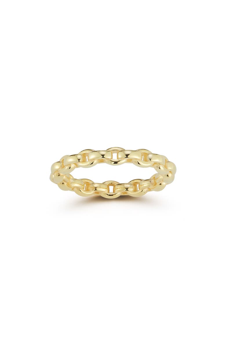 CHLOE AND MADISON Link Ring, Main, color, Gold
