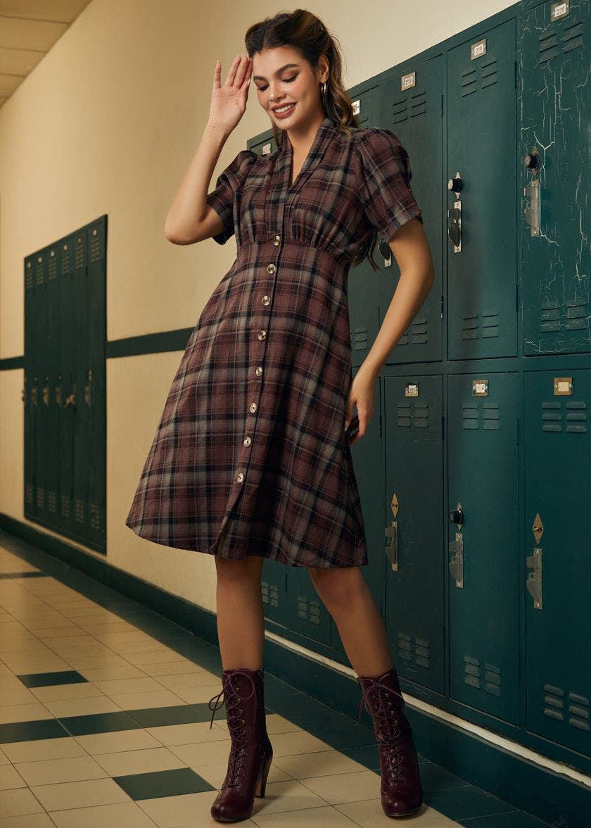 ModCloth Ivy League Charm Fit & Flare Dress (Women) | Nordstrom