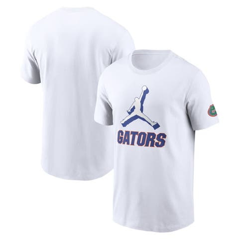 Men's Jordan Brand White Florida Gators Primetime 2-Hit Swoosh T-Shirt