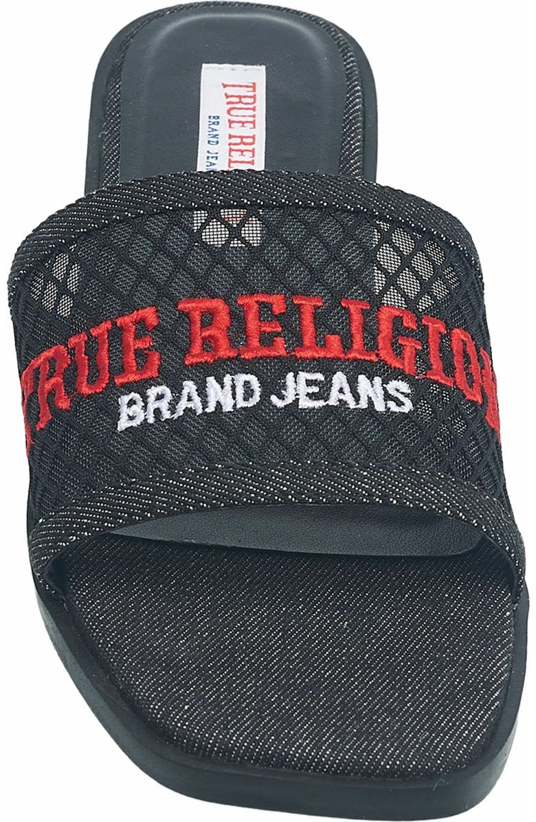 True Religion Brat Mesh Slip on Sandal, Alternate, color,