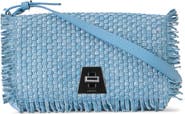 Akris Little Anouk Braided Denim Shoulder Bag