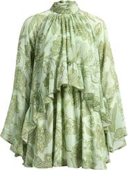 Avec Les Filles Ruffle Tiered Dress