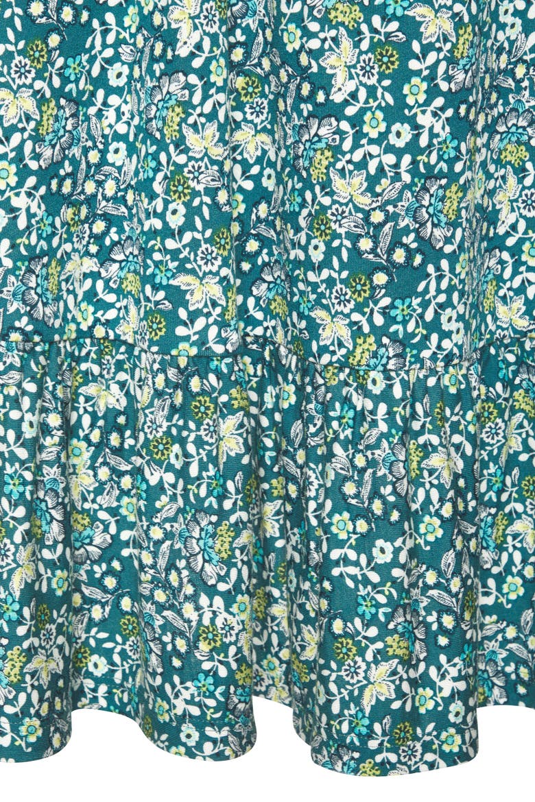 V-Neck Flounce Dress, Alternate, color, Mint Printed