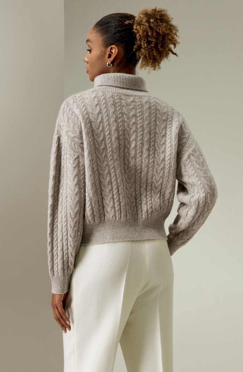 Lilysilk Cashmere Cable Knit Jumper Sweater for Women, Alternate, color,