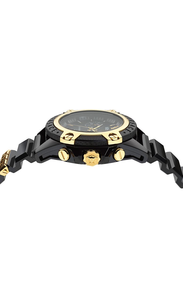 Versace Icon Active Silicone Strap Watch, 44mm, Alternate, color, 