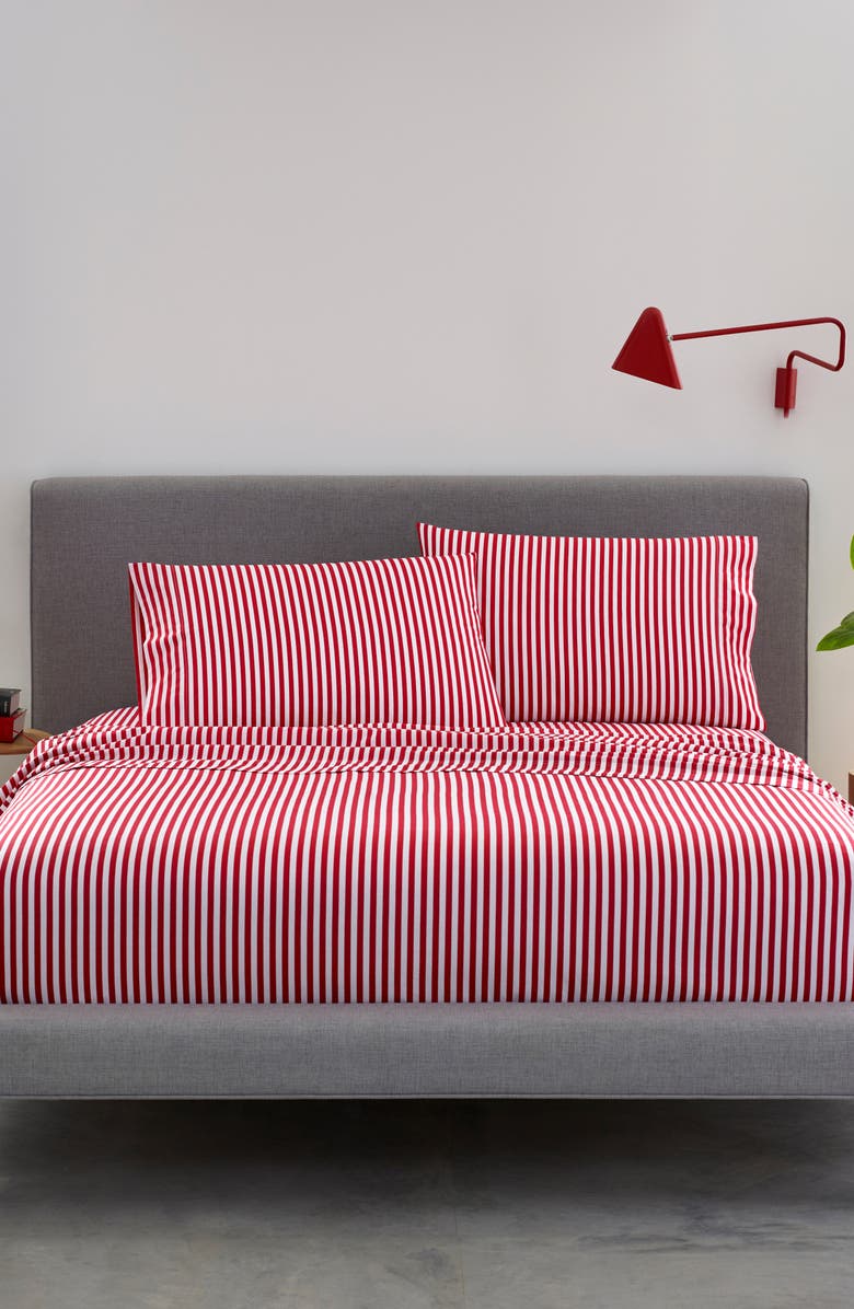 Marimekko Ajo 200 Thread Count Cotton Sheet Set, Alternate, color,