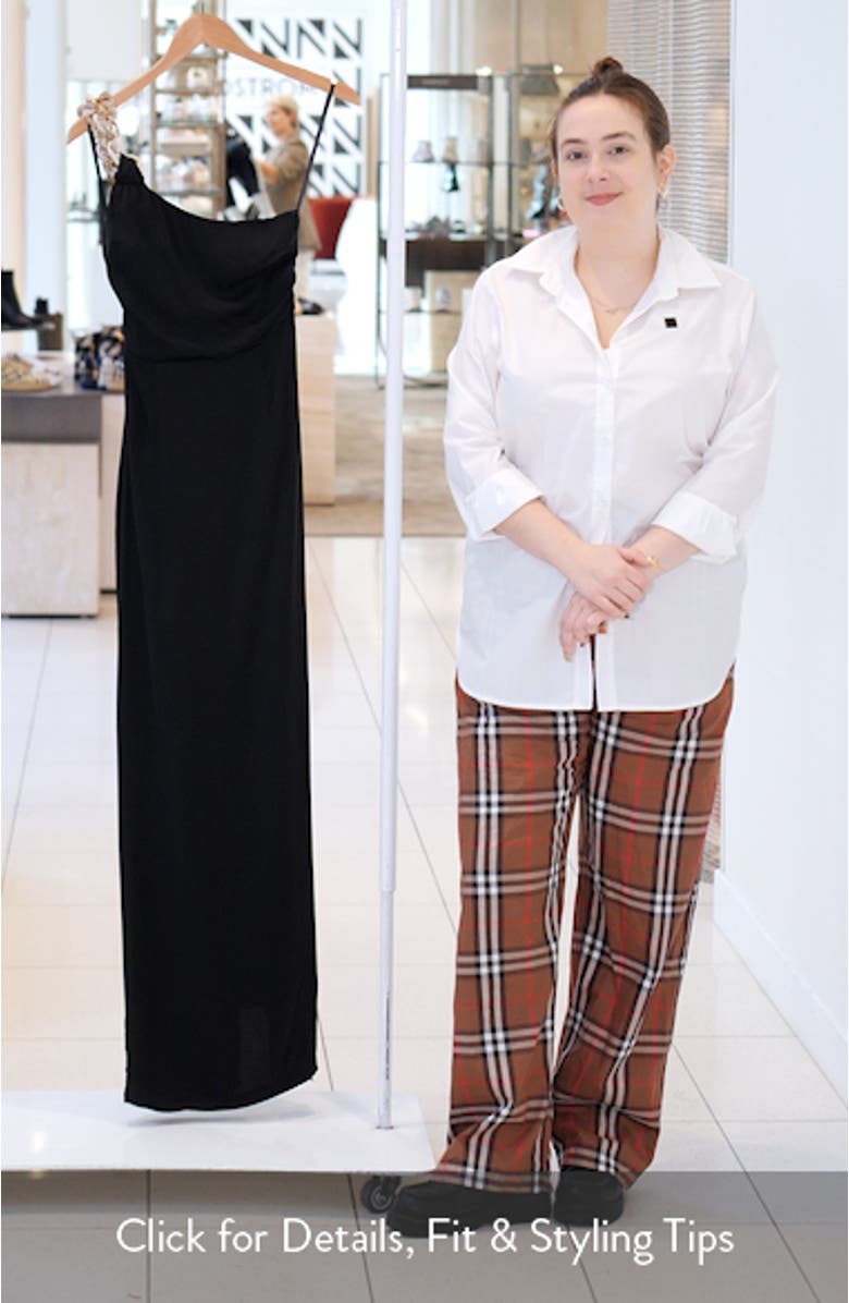 One-Shoulder Body-Con Maxi Dress, sales video thumbnail