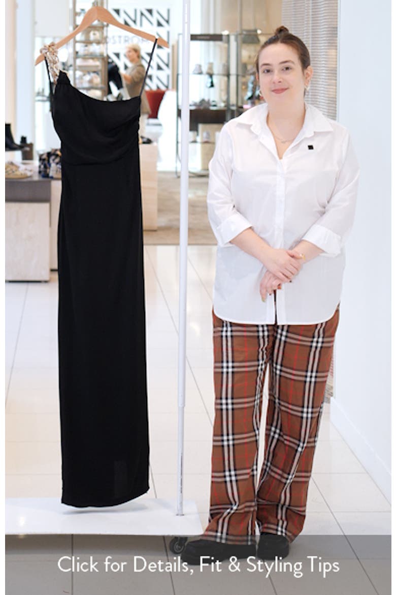 One-Shoulder Body-Con Maxi Dress video