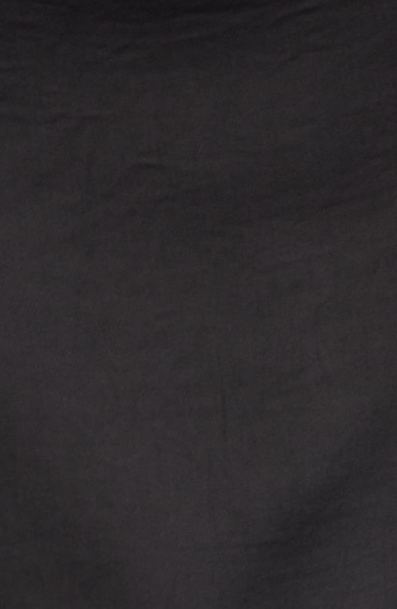 rag & bone Julie Mock Neck Sleeveless Satin Top, Alternate, color, Black