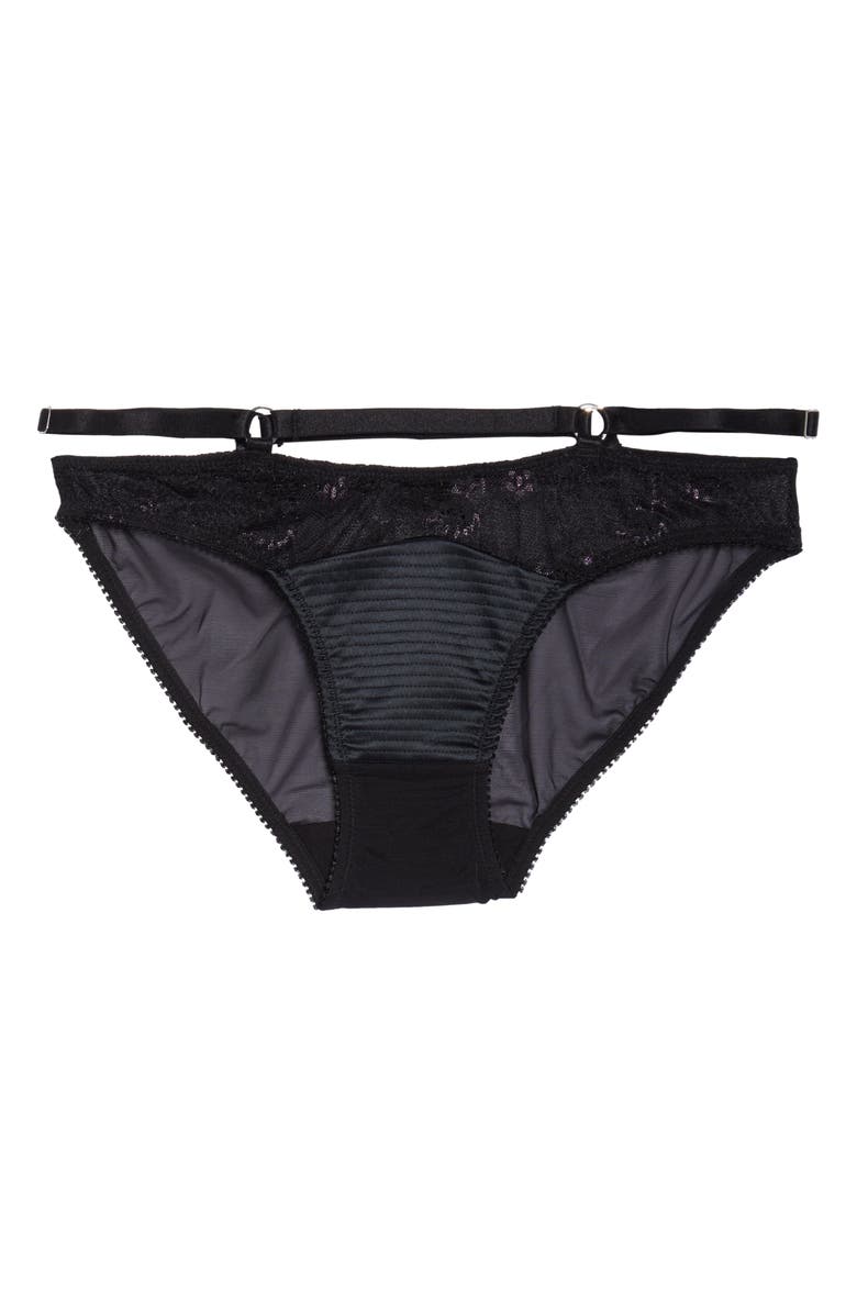 Dita Von Teese Madame X Lace Bikini, Alternate, color, Black