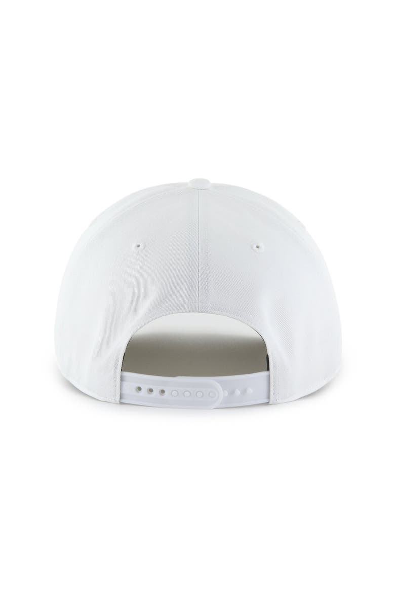 Men's '47 White New York Knicks Wave Hitch Adjustable Hat, Alternate, color, White