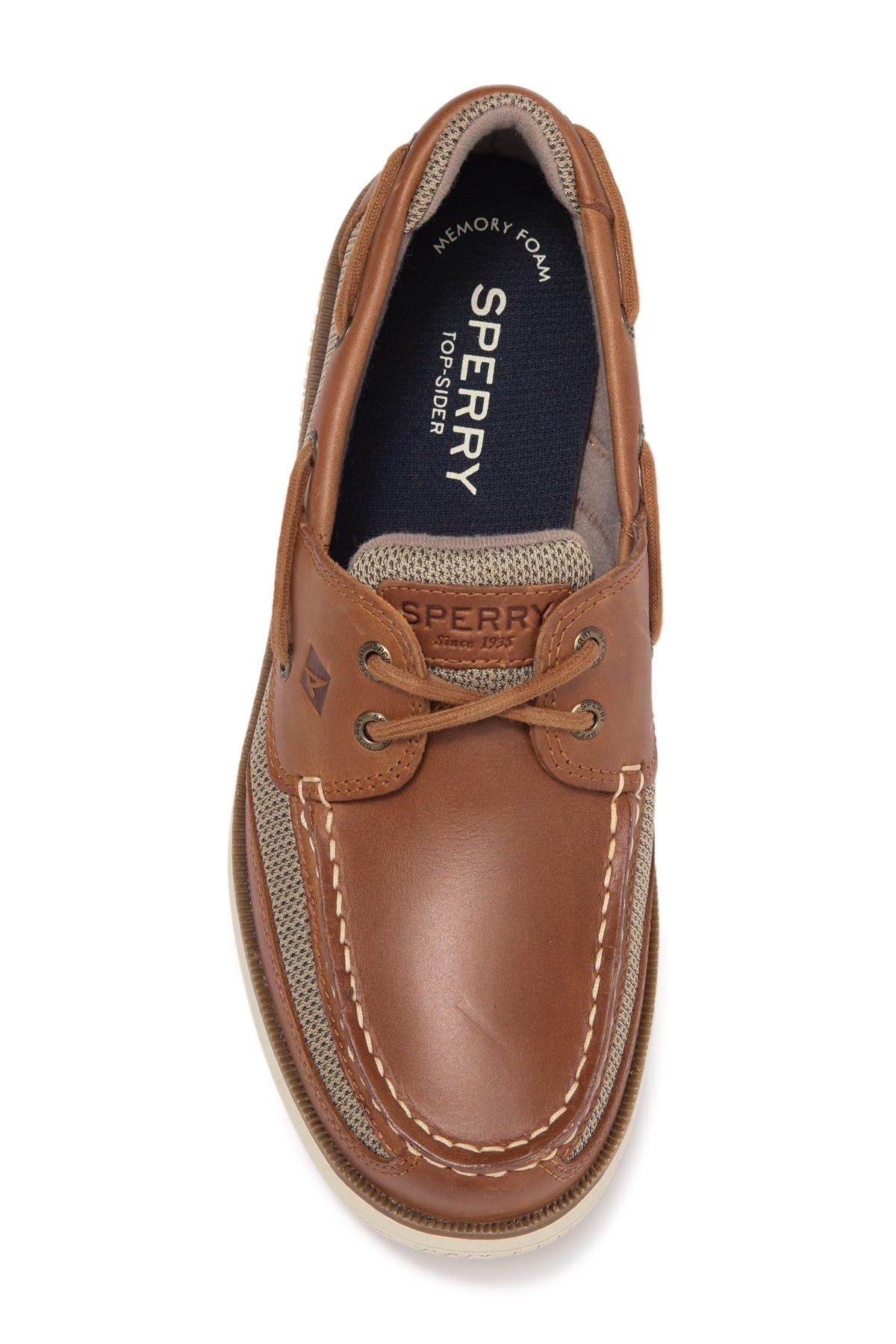 Sperry Surveyor 2-Eye Boat Shoe - Wide Width Available, Alternate, color, Sonora