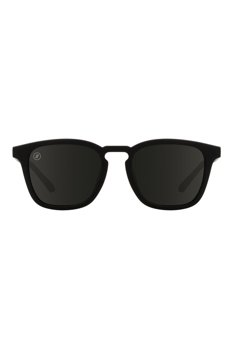 Sydney 49mm Polarized Rectangular Sunglasses, Main, color, SOUL SINGER