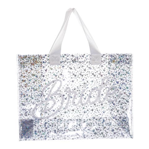 Bride Large Star Tote Plastic Clear