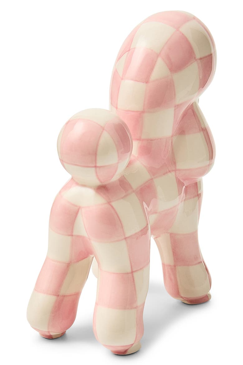It's All About the Bow Ceramic Poodle, Alternate, color, PINK MULTI