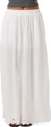 O'Neill Annalee Eyelet Embroidered Maxi Skirt