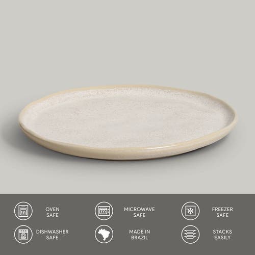 Porto Brasil Dessert Plate Set Of 6 In Brown