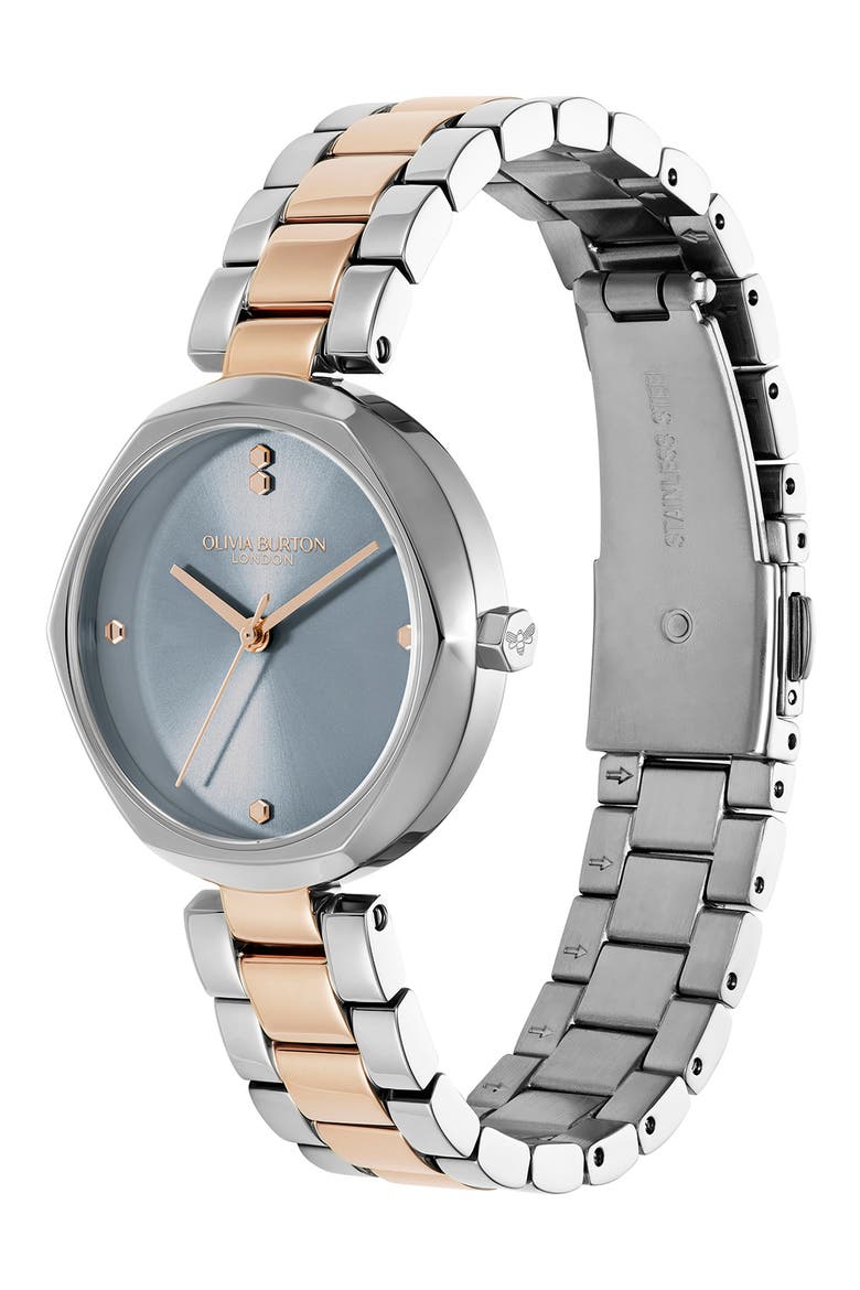 Dimension Bracelet Watch, 32mm, Alternate, color, BLUE