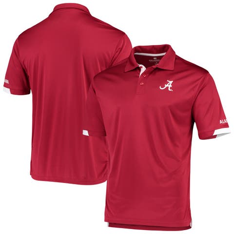 Men's Colosseum Crimson Alabama Crimson Tide Santry Lightweight Polo