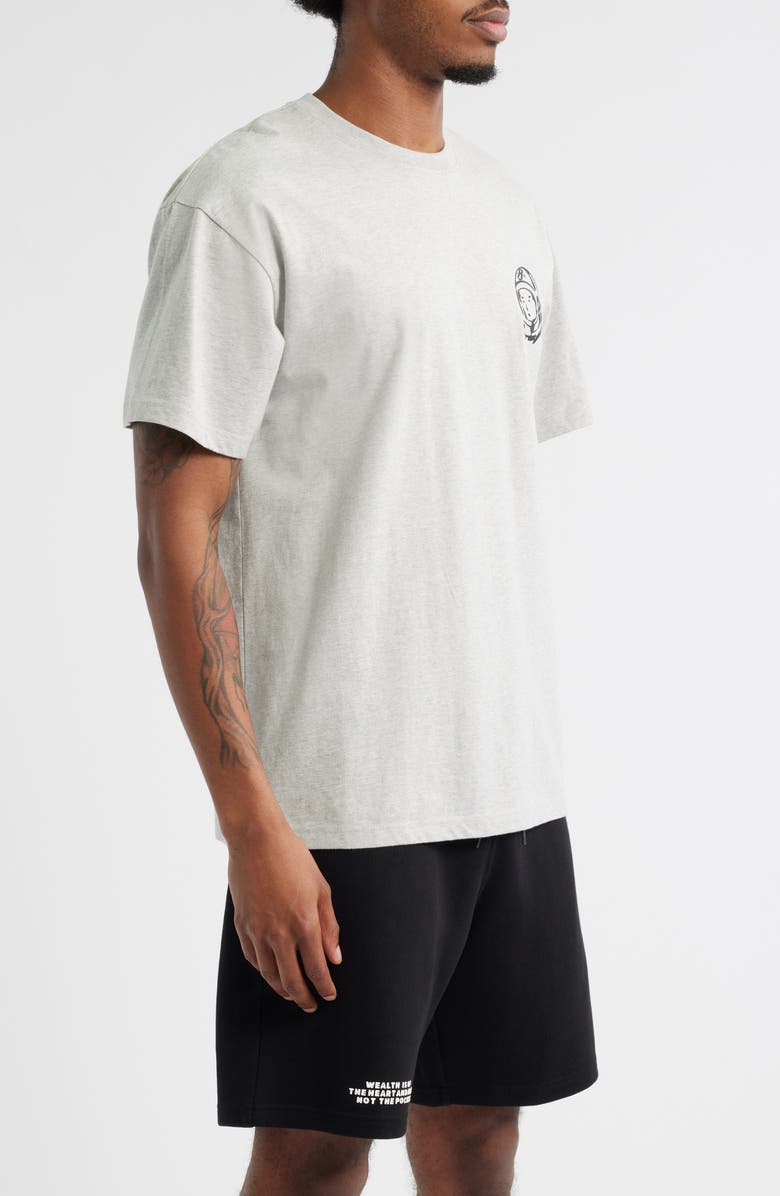 Billionaire Boys Club BB Helmet Graphic T-Shirt, Alternate, color, Heather Grey