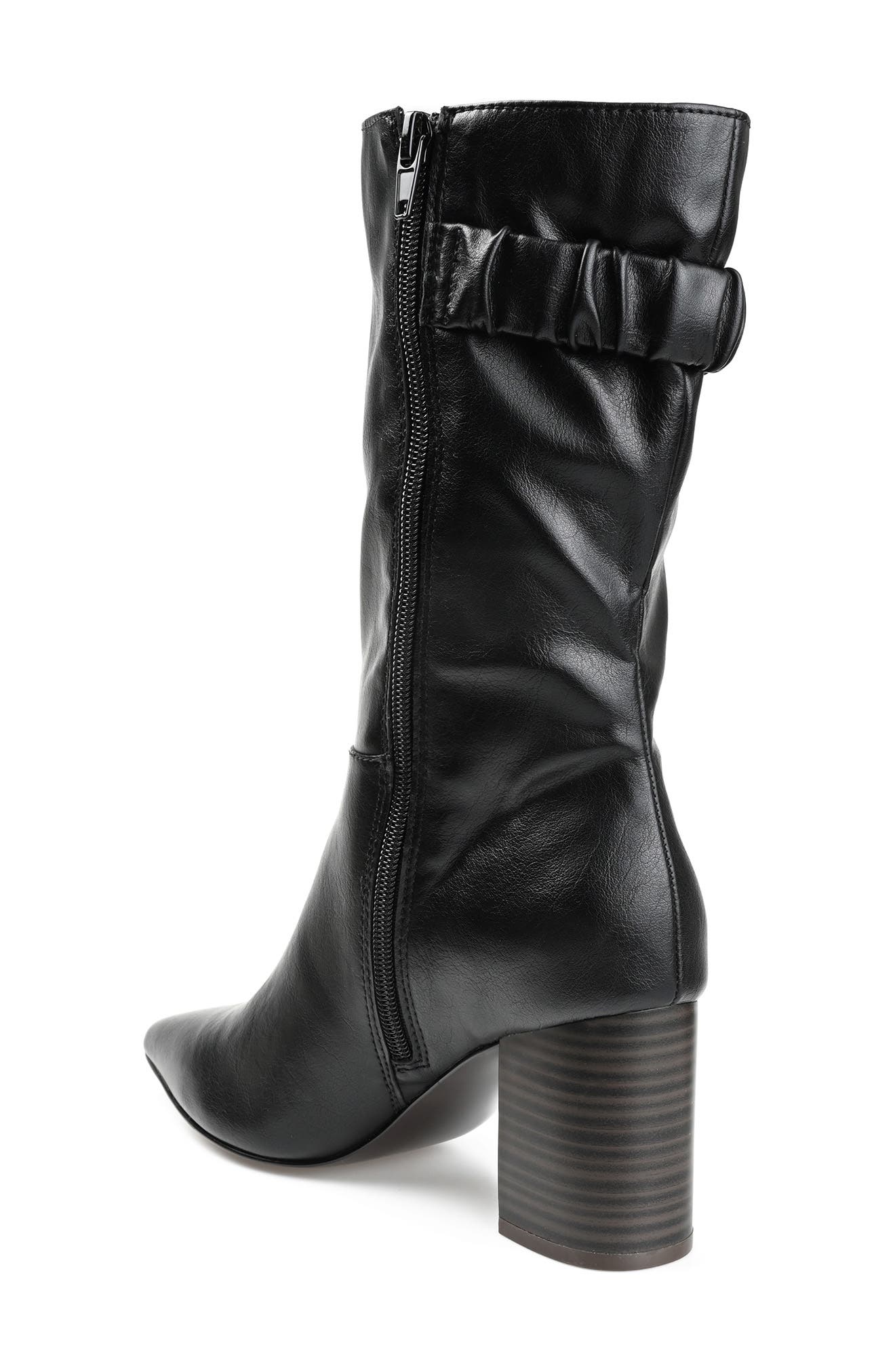 Journee Collection Wilo Vegan Leather Boot, Alternate, color, 