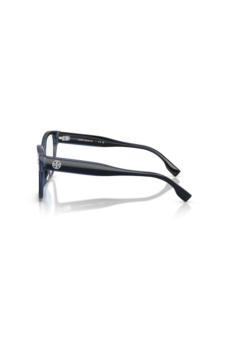 54mm Square optical glasses, Alternate, color, Blue