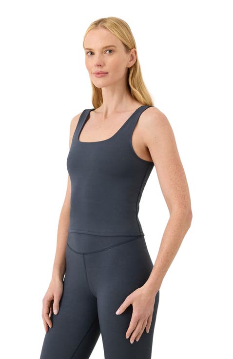 On The Go-To Square Neck Tank Made With Organic Cotton