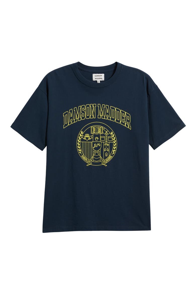 Collegiate Oversize Graphic T-Shirt, Alternate, color, NAVY
