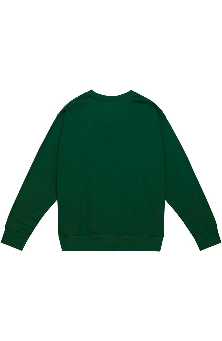 Mitchell & Ness Men's Mitchell & Ness Green New York Jets Basic Fleece Pullover Sweatshirt, Alternate, color, 