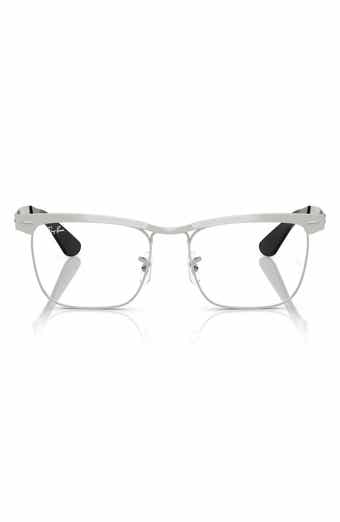 54mm Semi Rimless Square Optical Glasses