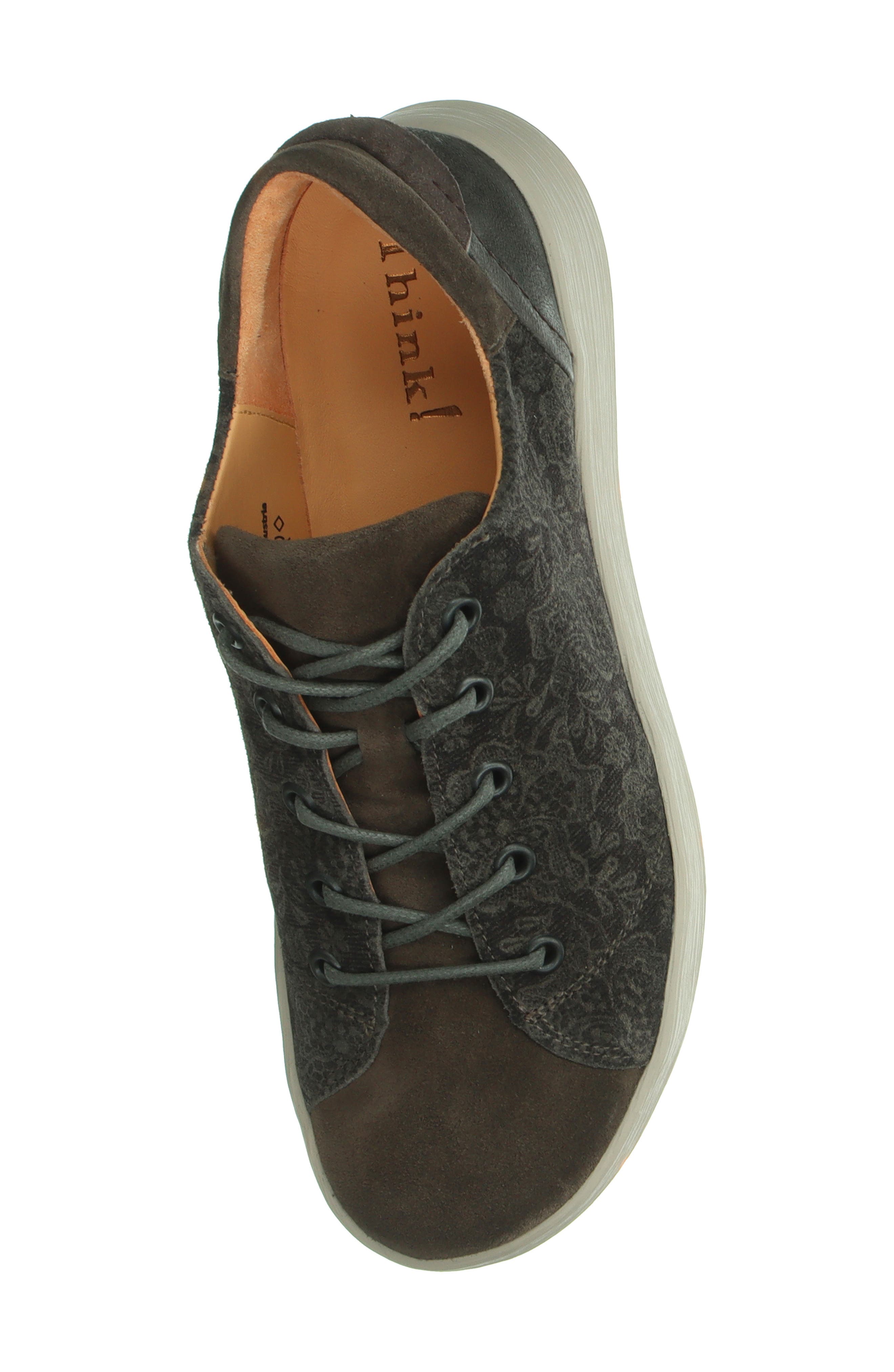 Comoda Leather Sneaker, Alternate, color, PEPPER/ KOMBI