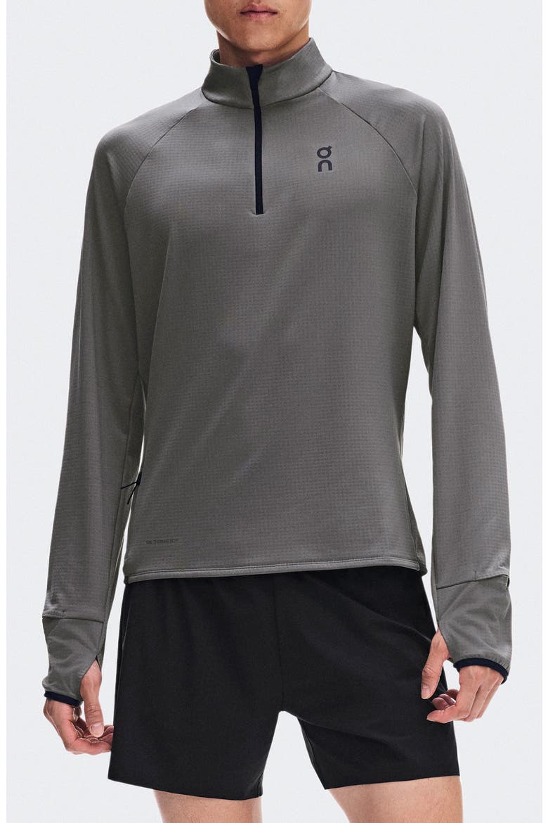 Climate Shirt 2 Performance Quarter Zip Pullover, Main, color, EMBER