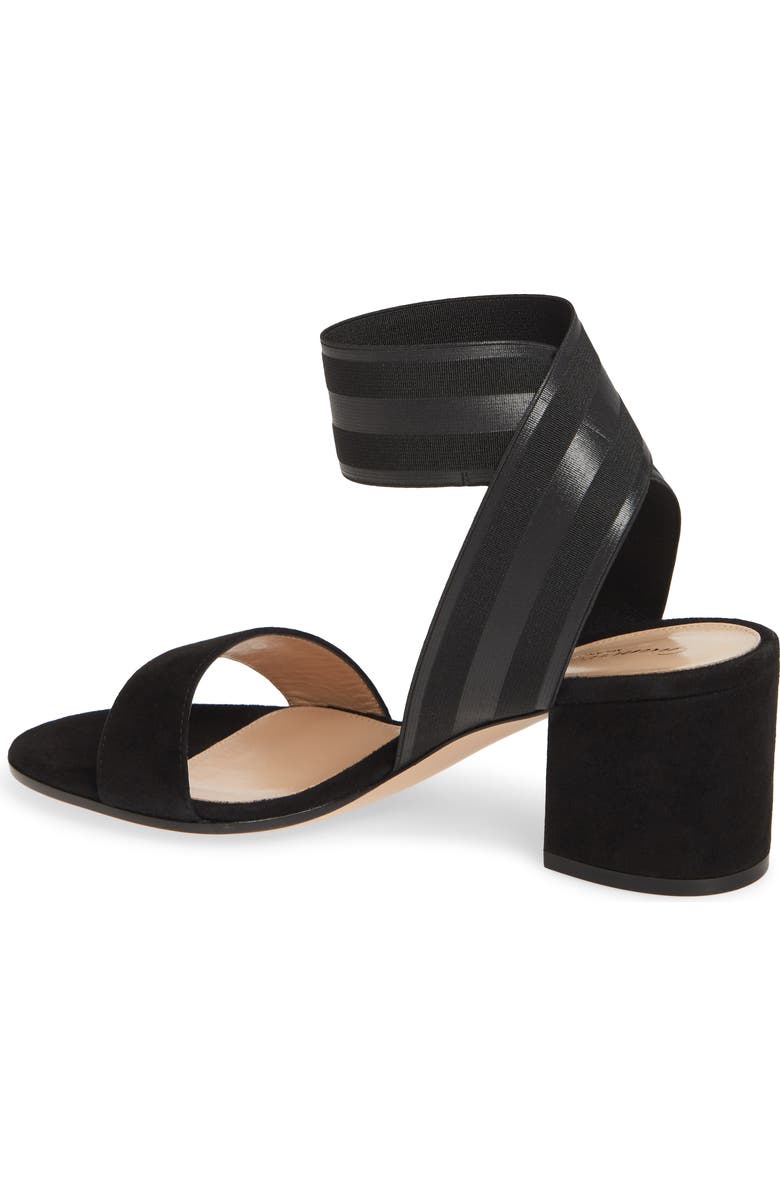 Gianvito Rossi Elastic Ankle Wrap Sandal, Alternate, color,