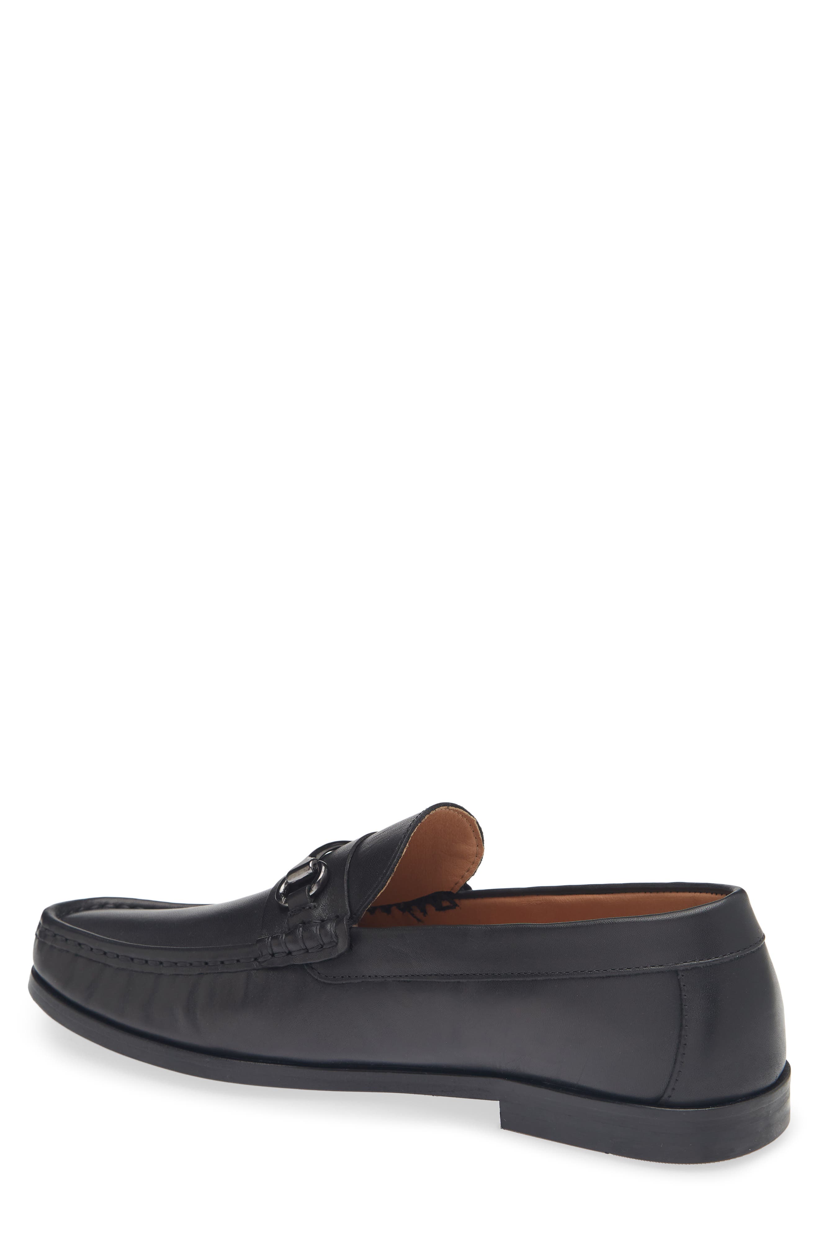 Giacomo Leather Loafer, Alternate, color, BLACK