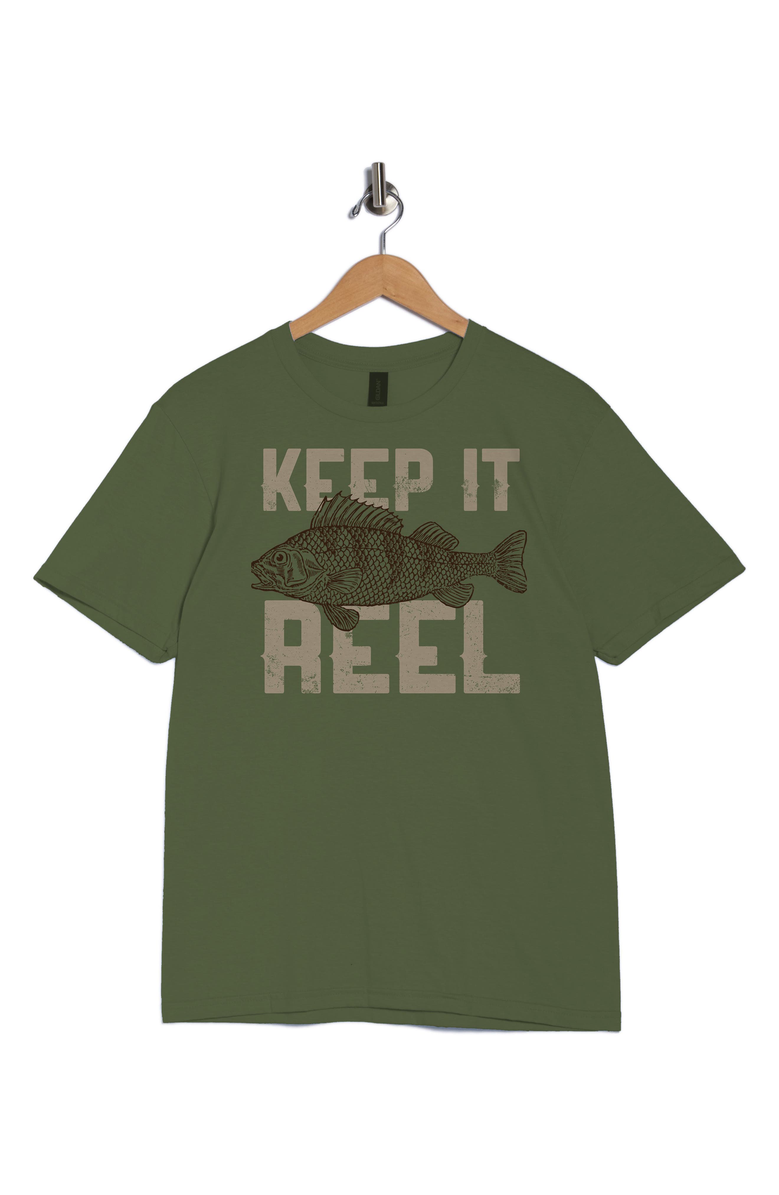 Monster Digital Duke & Sons Fish Reel Perch Cotton T-Shirt (Men ...