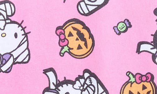 Komar Hello Kitty® Fitted Two-piece Pajamas In Pink