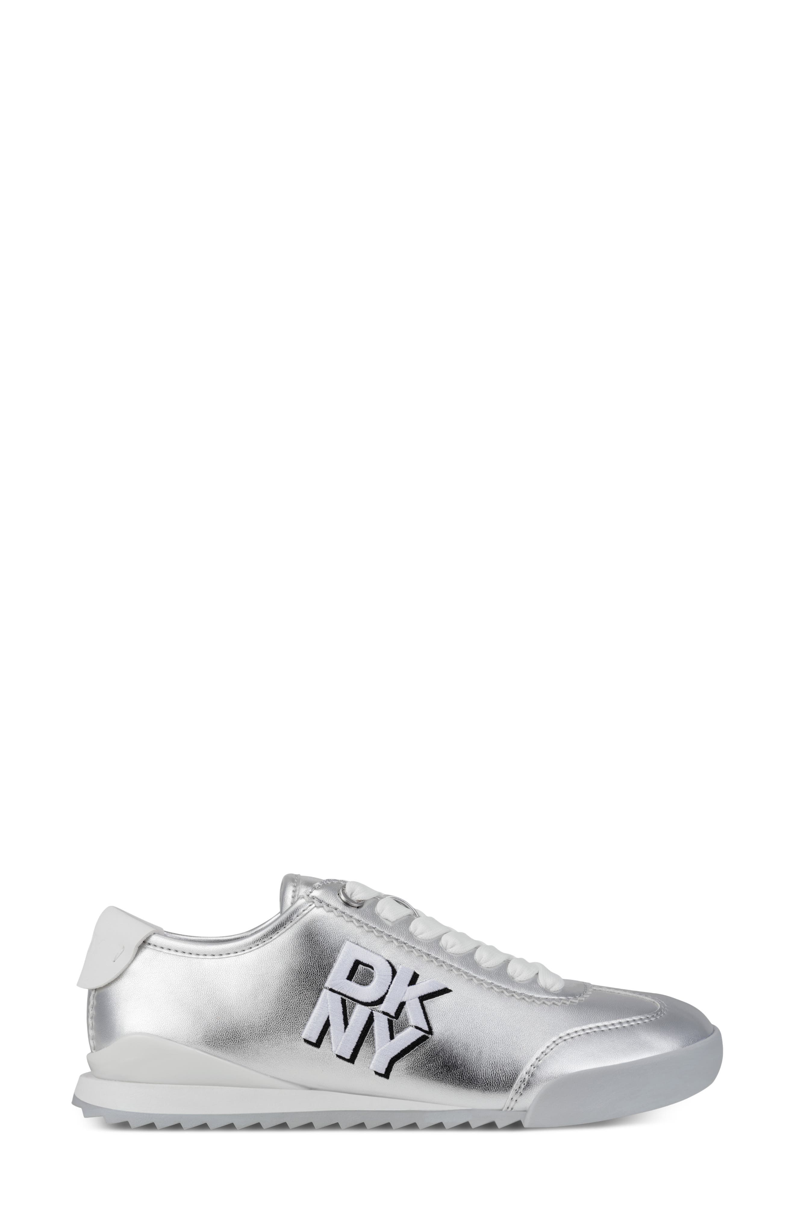 DKNY Eversley Sneaker, Alternate, color, Silver