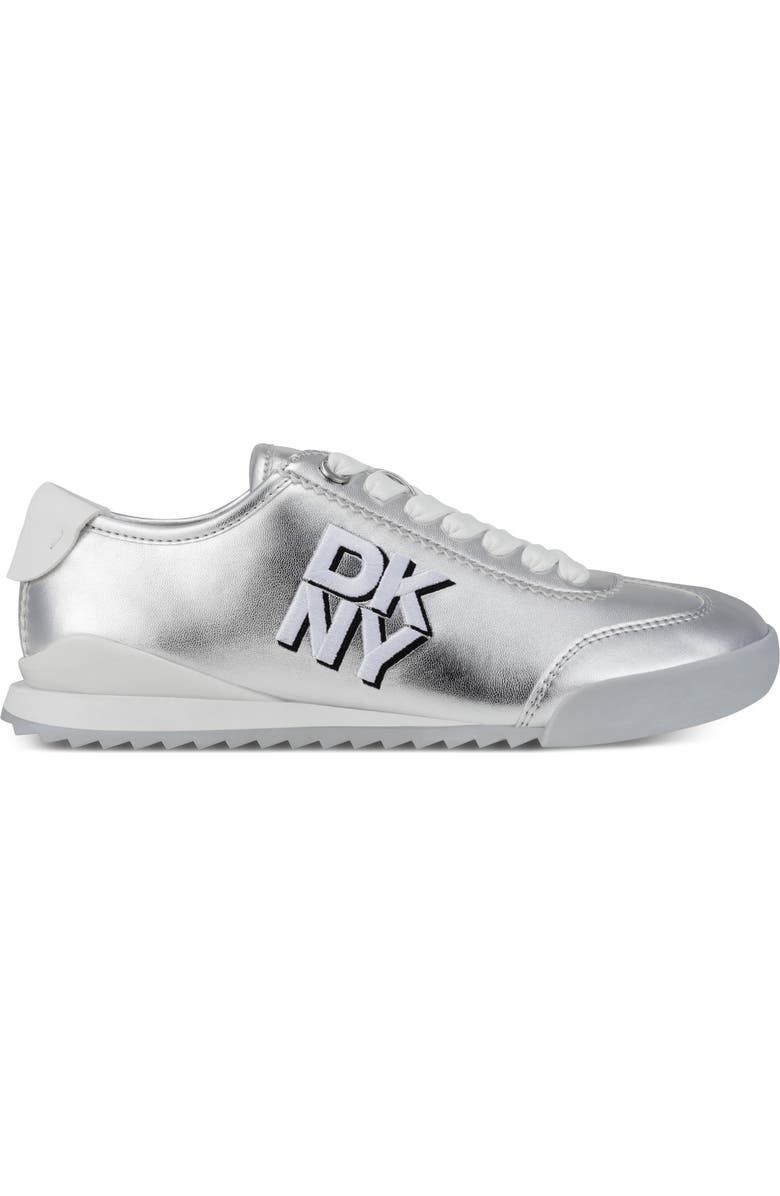 DKNY Eversley Sneaker, Alternate, color, Silver