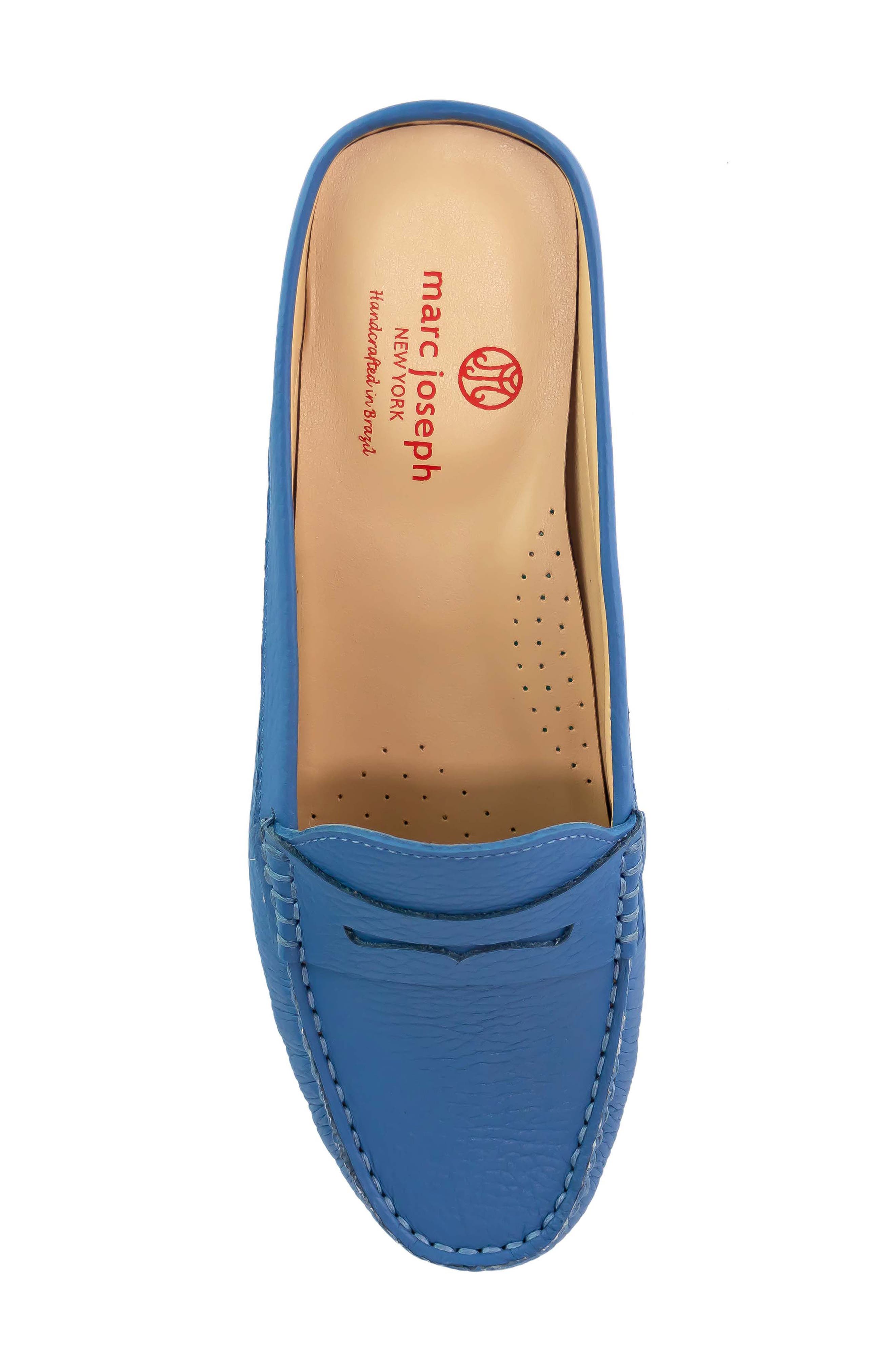 Marc Joseph New York Rosemary Dr Penny Loafer, Alternate, color, Atlantic Blue Grainy