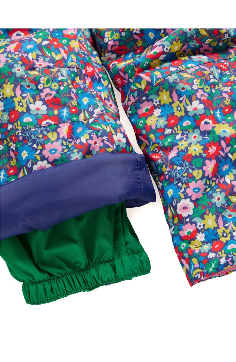 Mini Boden Kids' Floral Waterproof Snow Pants, Alternate, color, 