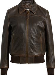 Schott NYC Leather Flight Jacket
