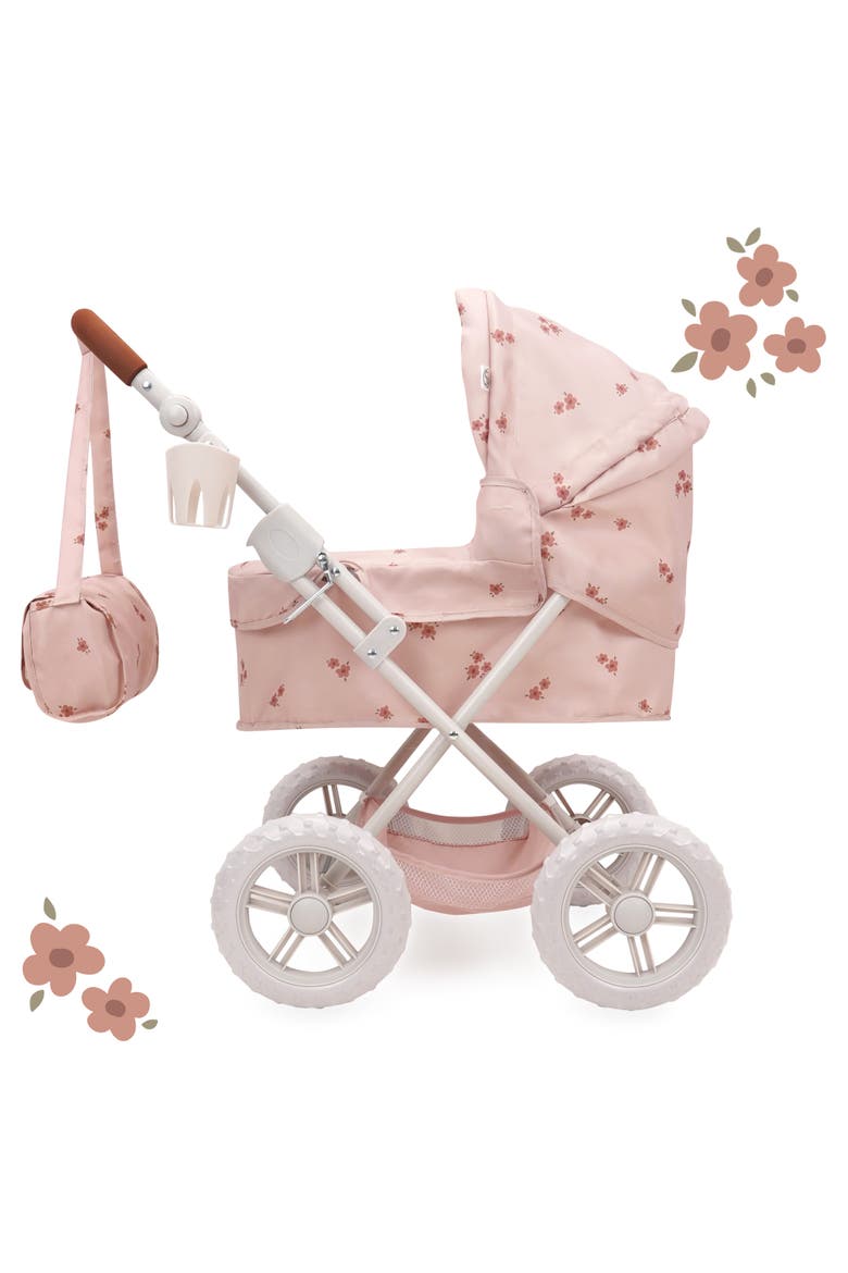 Ballet Flora Deluxe Amanda Doll Pram Stroller, Alternate, color, Multicolored